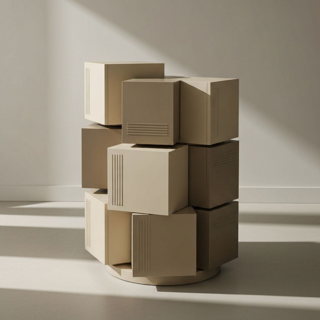 Rotating Shelf Cube